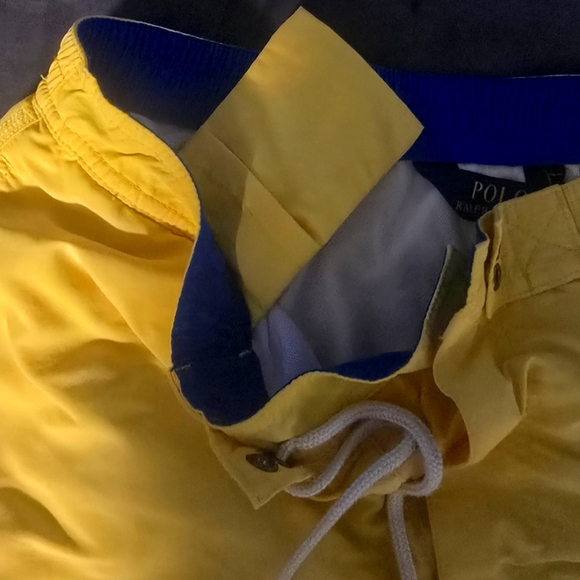 Polo Ralph Lauren Yellow Swim Shorts (Great CONDITION) - Picture 6 of 7